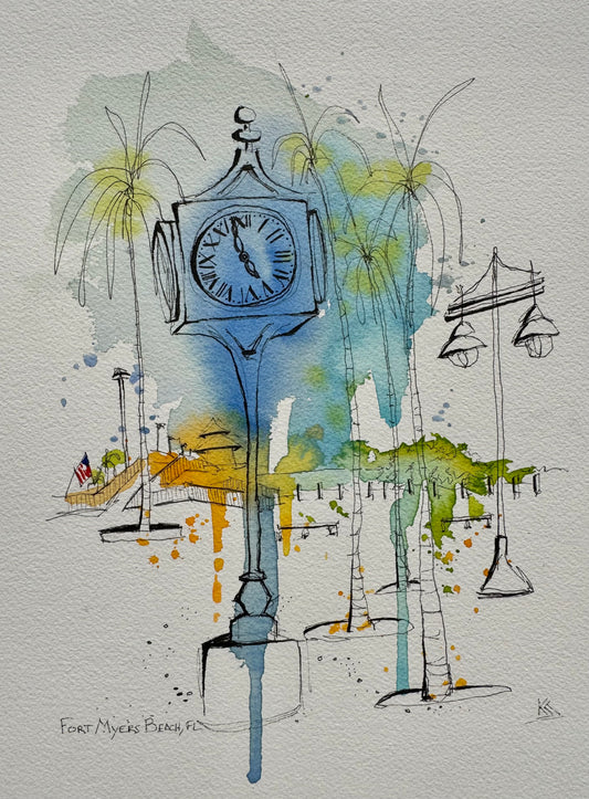 Times Square Clock Fort Myers, Florida