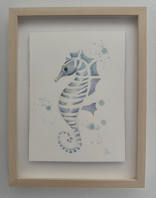Seahorse Watercolor